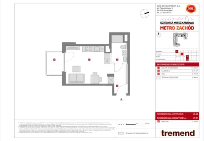 Mieszkanie w inwestycji: Dzielnica Mieszkaniowa Metro Zachód - etap 8.2
