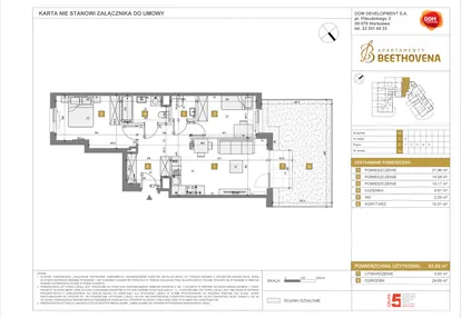 Mieszkanie w inwestycji: Apartamenty Beethovena etap 2 - apartamenty inwestycyjne