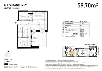 Mieszkanie w inwestycji: Targowa 49