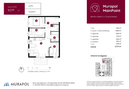 Mieszkanie w inwestycji: Murapol MainPoint