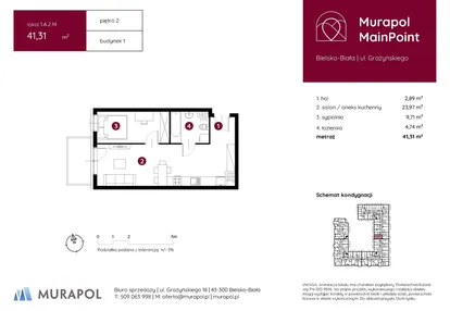 Mieszkanie w inwestycji: Murapol MainPoint