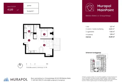 Mieszkanie w inwestycji: Murapol MainPoint