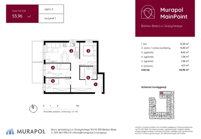 Mieszkanie w inwestycji: Murapol MainPoint