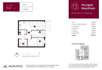 Mieszkanie w inwestycji: Murapol MainPoint