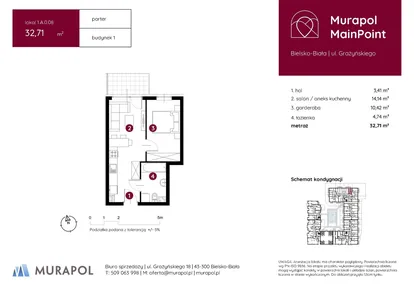 Mieszkanie w inwestycji: Murapol MainPoint