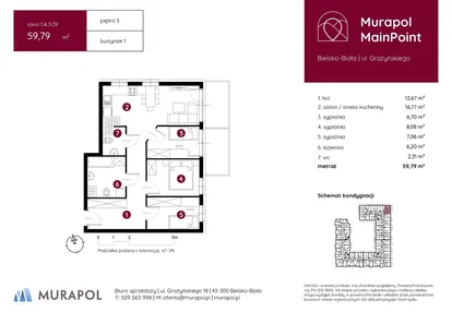 Mieszkanie w inwestycji: Murapol MainPoint
