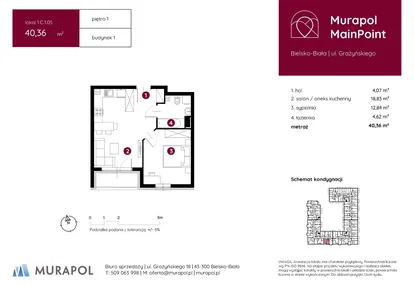 Mieszkanie w inwestycji: Murapol MainPoint