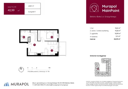 Mieszkanie w inwestycji: Murapol MainPoint