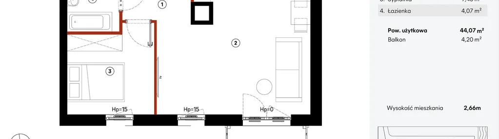 Mieszkanie w inwestycji: Elewator - Mieszkania i Lofty