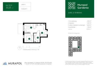 Mieszkanie w inwestycji: Murapol Gardenia