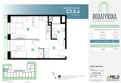 Mieszkanie w inwestycji: Bogatyńska Apartamenty etap 3