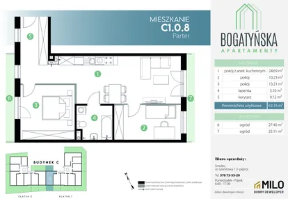 Mieszkanie w inwestycji: Bogatyńska Apartamenty etap 3