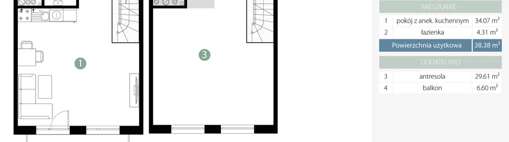 Mieszkanie w inwestycji: Bogatyńska Apartamenty etap 3