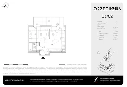 Mieszkanie w inwestycji: Orzechowa 2