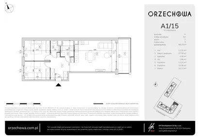 Mieszkanie w inwestycji: Orzechowa 2