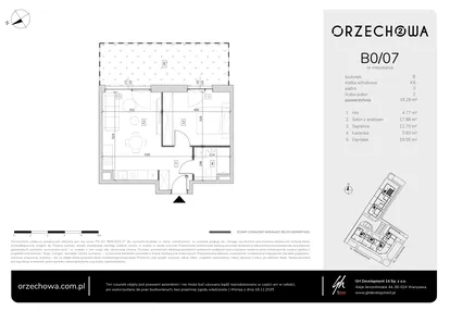 Mieszkanie w inwestycji: Orzechowa 2