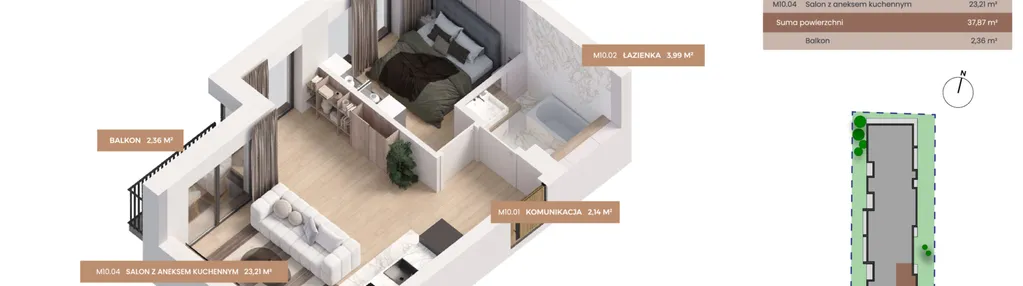 Mieszkanie w inwestycji: Apartamenty Częstochowska