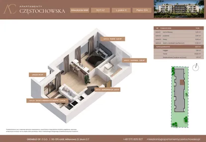 Mieszkanie w inwestycji: Apartamenty Częstochowska