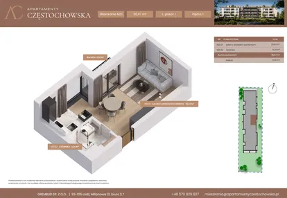 Mieszkanie w inwestycji: Apartamenty Częstochowska