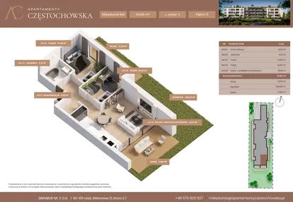 Mieszkanie w inwestycji: Apartamenty Częstochowska