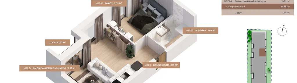Mieszkanie w inwestycji: Apartamenty Częstochowska