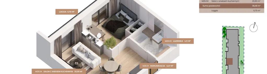 Mieszkanie w inwestycji: Apartamenty Częstochowska