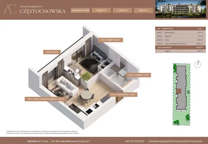 Mieszkanie w inwestycji: Apartamenty Częstochowska