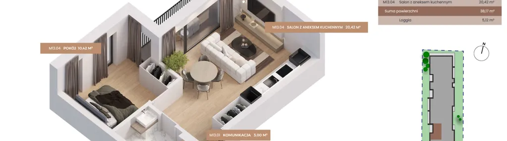 Mieszkanie w inwestycji: Apartamenty Częstochowska
