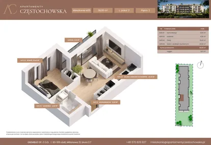 Mieszkanie w inwestycji: Apartamenty Częstochowska