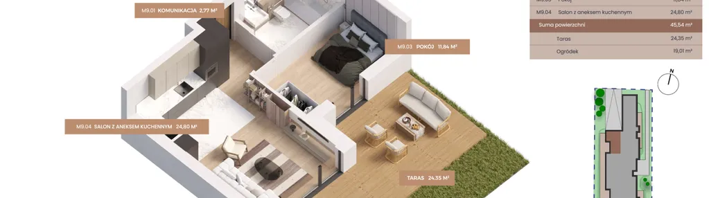 Mieszkanie w inwestycji: Apartamenty Częstochowska