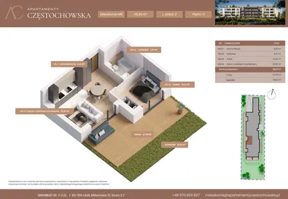 Mieszkanie w inwestycji: Apartamenty Częstochowska