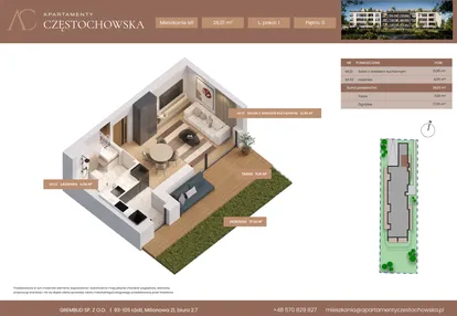 Mieszkanie w inwestycji: Apartamenty Częstochowska