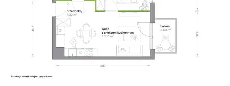 Mieszkanie w inwestycji: Podhalańska Vita