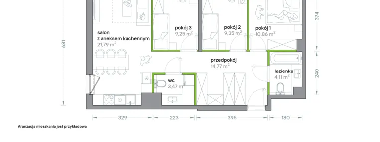 Mieszkanie w inwestycji: Podhalańska Vita