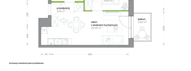 Mieszkanie w inwestycji: Podhalańska Vita