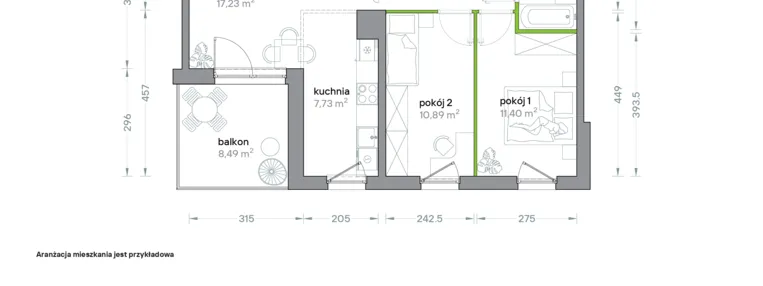 Mieszkanie w inwestycji: Podhalańska Vita