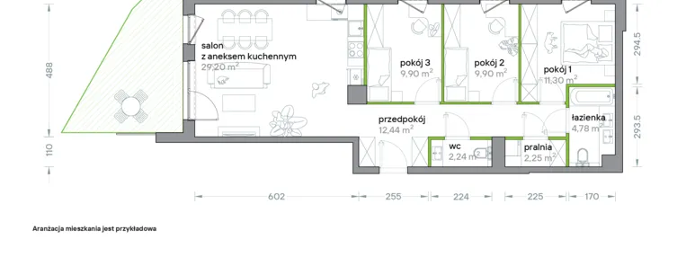 Mieszkanie w inwestycji: Podhalańska Vita