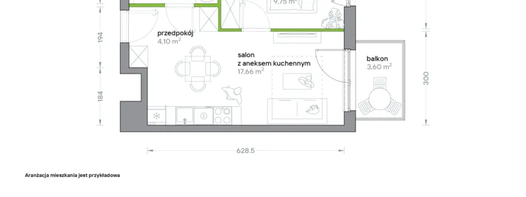 Mieszkanie w inwestycji: Podhalańska Vita