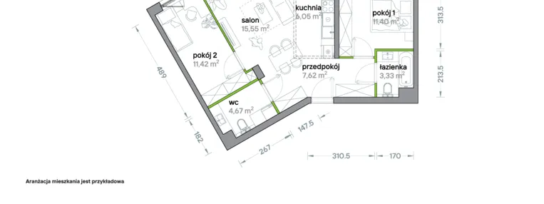 Mieszkanie w inwestycji: Podhalańska Vita