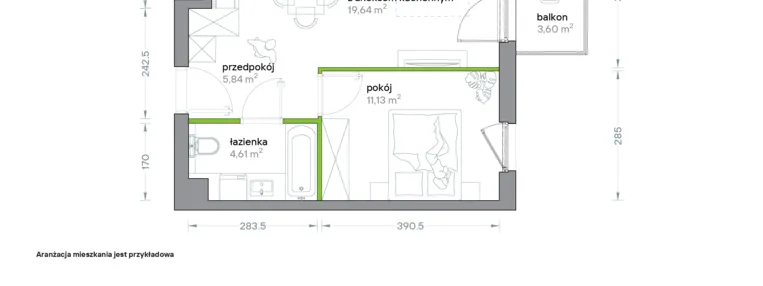Mieszkanie w inwestycji: Podhalańska Vita