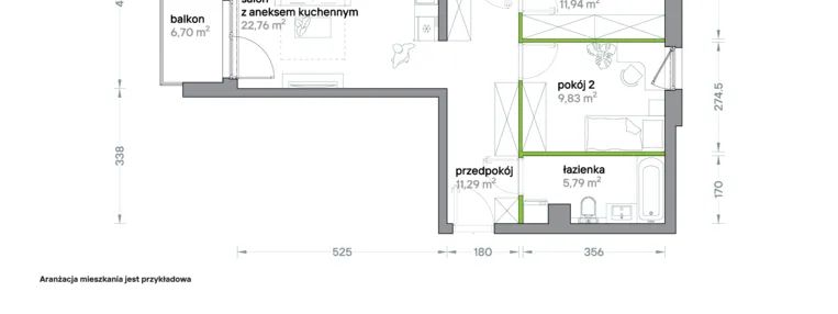 Mieszkanie w inwestycji: Podhalańska Vita