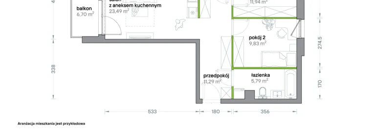 Mieszkanie w inwestycji: Podhalańska Vita