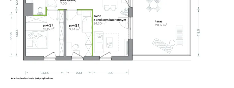 Mieszkanie w inwestycji: Podhalańska Vita