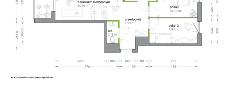 Mieszkanie w inwestycji: Podhalańska Vita