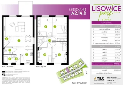 Mieszkanie w inwestycji: Lisowice Park etap 2+