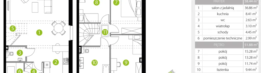 Mieszkanie w inwestycji: Lisowice Park etap 2+