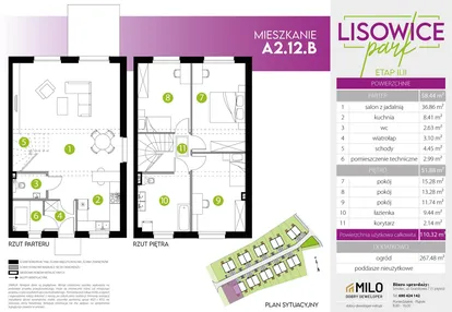 Mieszkanie w inwestycji: Lisowice Park etap 2+