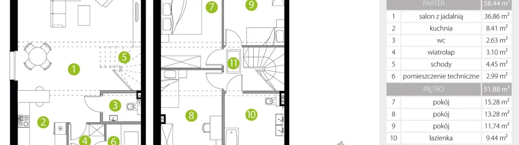 Mieszkanie w inwestycji: Lisowice Park etap 2+
