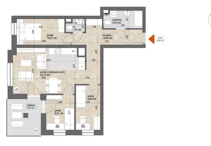 Mieszkanie w inwestycji: Apartamenty Śródmieście