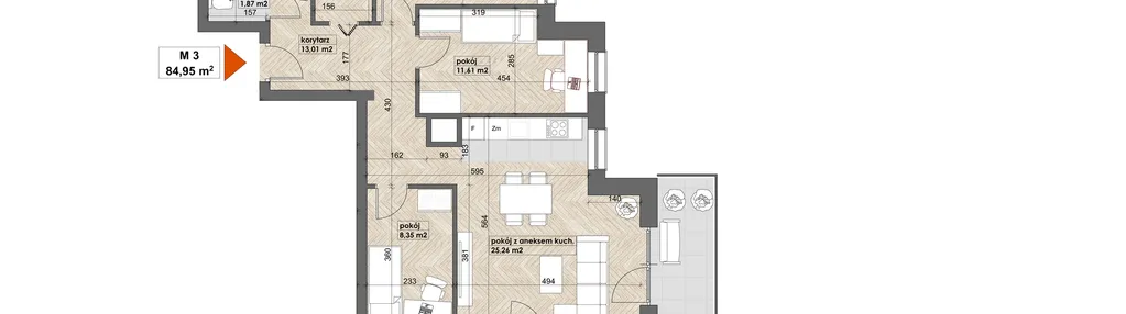 Mieszkanie w inwestycji: Apartamenty Śródmieście